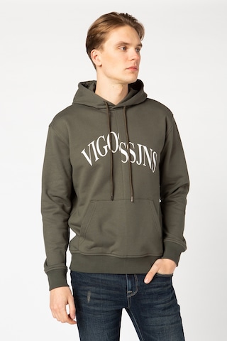 Vigoss Erkek Baskılı Sweatshırt 62047-30034 - Haki