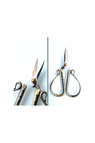 Omeniv 12cm Bonsai Makası Sukulent Kaktüs Makası Çelik