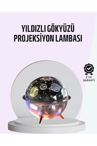 Usb Şarjlı Uzay Temalı Işık Projektörü Hava Nemlendirici Diğer
