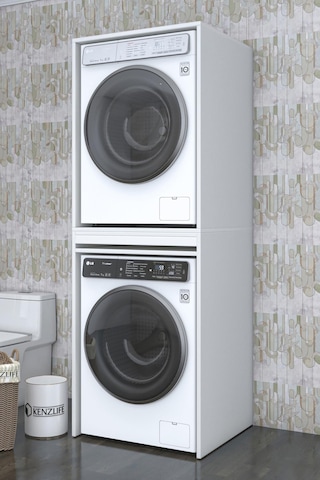 Kenzlife Membran Çamaşır-kurutma Makinesi Dolabı El Kindi Byzbyz Panjur 187 070 60 Mebran Kapak Suntalam Gövde Beyaz