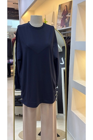 Qmash Penye Tunik Lacivert 6193