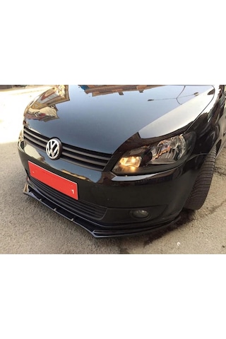 Volkswagen Jetta Uyumlu Esnek Ayarlanabilir 3 Parça Piano Black Ön Lip