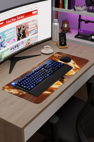 Fairy Tail Anime V1 - 70x30 Xl Gaming Kauçuk Kaymaz Taban Mouse Pad Fare Altlığı