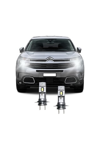 Cıtroen C5 Aırcross Led Kısa Far Ampulü Mini Led 2'li Set H7