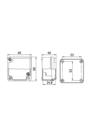 METE ENERJİ 402502 65X65X40 Alüminyum Buat
