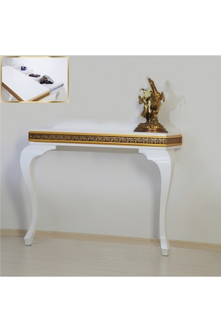 Beyaz Exclusive Dresuar Gizli Bölmeli - Ferro A1-3 Beyaz