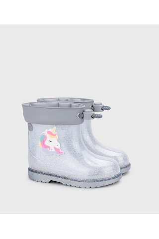 Igor Bimbi Unicornio Glitter Çocuk Yağmur Çizmesi Gümüş Gümüş