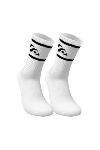 Skadi Mons Logo Tennis 2 Pack Unisex Beyaz Çorap 1605030523-100 Beyaz