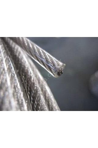 6Mm Pvc Kapli Çelik Halat 50 Metre