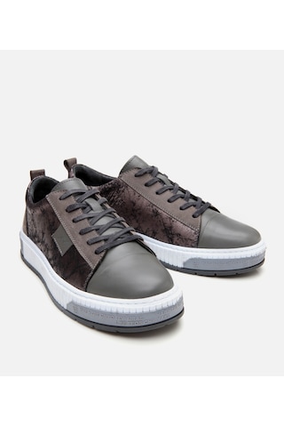 Hotiç Erkek Deri Gri Baskılı Spor Ayakkabı 02ayh305960a230 Gri-grey Gri