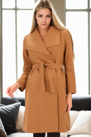 Z9639 Dewberry Bayan Palto-camel Camel