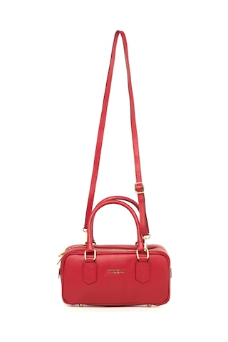D90 Rubino Portföy Çantası Kadın Karen Piumelli Milano Bag D90 Rubino