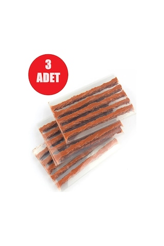 3 Adet 5'li Araç Motosiklet Lastik Tamir Fitili Lastik Onarım İçin Yedek Fitil