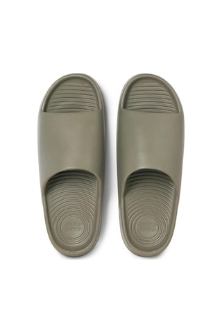 Jack & Jones Erkek Jfwrıpple Moulded Slider Haki Terlik - 12274637