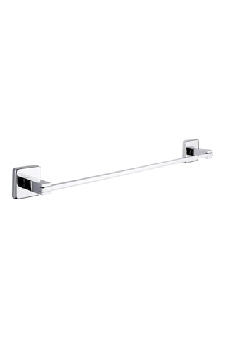 Tema Lüx Kare Plus Uzun Havluluk Paslanmaz Ss 304 Krom Kaplama Banyo Havlu Barı Askısı Krom