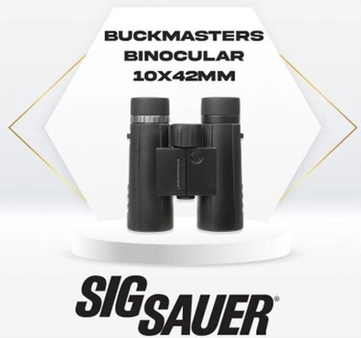 Sig Sauer Sobm10421 Buckmasters 10x42 El Dürbünü-3074 Kahverengi - Siyah