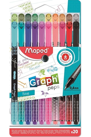 Maped Fineliner 20'Li Set N749051