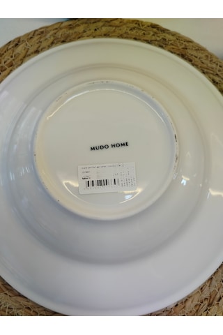 Agen Sardine Makarna Tabağı 27 Cm Beyaz