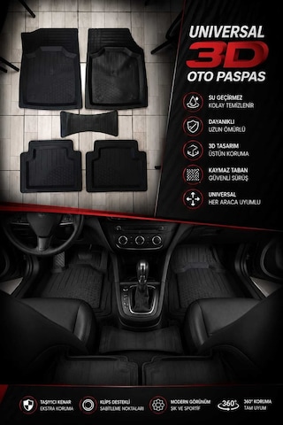 Fiat Egea Stw 2015+ Universal Havuzlu Paspas Takımı A+