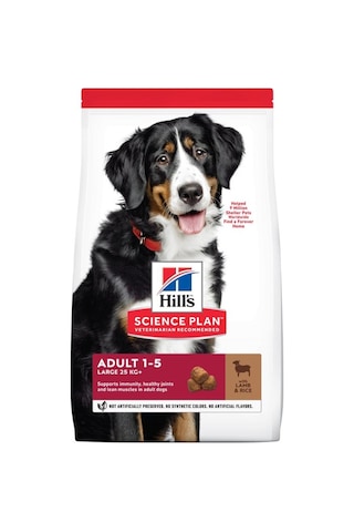 Hill's Kuzu Etli Büyük Irk Yetişkin Köpek Maması 14 KG Hill's Kuzu Etli Büyük Irk Yetişkin Köpek Maması 14 KG