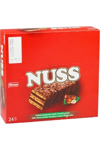 Nuss Gofret 18 Gr. 24 Adet (1 Kutu)