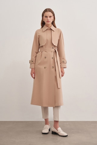 Aker 24aw07165111 Küçük Beden Trençkot 24aw07165111 019 Taş Taş