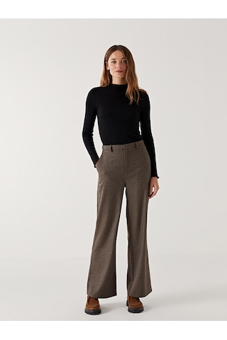 Lcw Modest Siyah Dik Yaka Kadın Fitilli Body