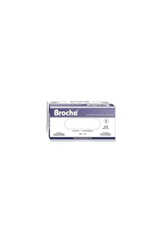 Broche Pudralı Latex Eldiven 100'lü