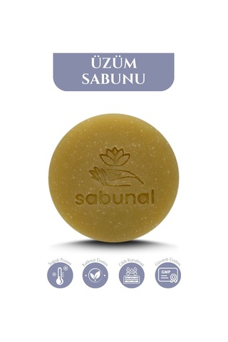 Sabunal Üzüm Sabunu 3 Adet - Cilt Elastikiyet Sabunu