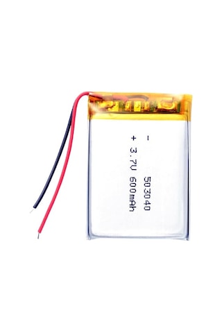 Mp3 Mp4 Akıllı Saat Pil 3.7V 600Mah Şarjlı Li-Polimer Batarya 25M