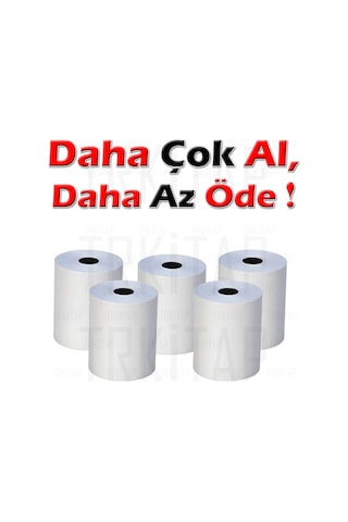 Yazar Kasa Fişi 56 MM x 16 MT Termal / Pos Rulo