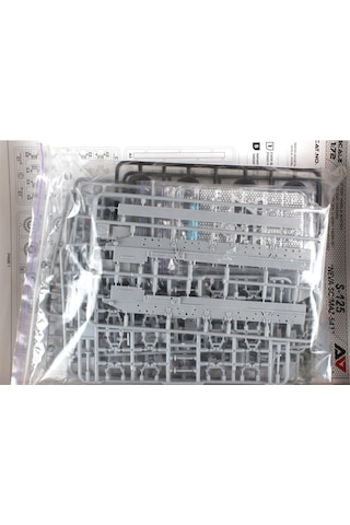 Modelsvit Aam7218 1/72 Ölçek, S-125sc Maz-453 Mobil Hava Savunma Sistemi, Plastik Model Kiti-50714
