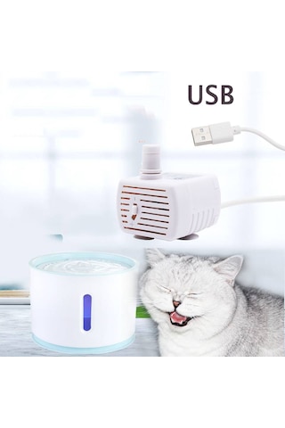 Ecronicword Su Pompası Evcil Hayvan İçme Çeşmesi Evrensel Sürüm