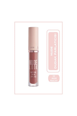 Golden Rose Nude Look Natural Shine Dudak Parlatıcı 04 Peachy Nude