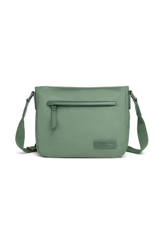 Smart Bags Twill Dimi Kumaş Postacı Kadın Çantası 3324 Yeşil