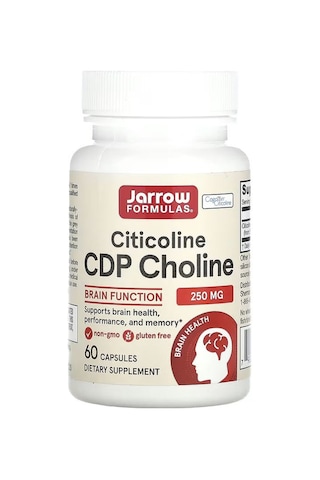 Jarrow Formulas, Citicoline, Sitikolin Cdp Choline, Brain Health And Memory 250 Mg, 60 Caps