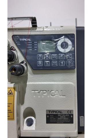 Typıcal 4 İplik Full Otomatik Step Motorlu Overlok Makinası Gn 7100-4d3/y Yok