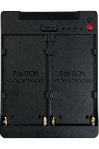 Andoer Npf-vm Np-f550 / F750 / F970 Piller İçin V-montaj Dönüştürücü Adaptörü