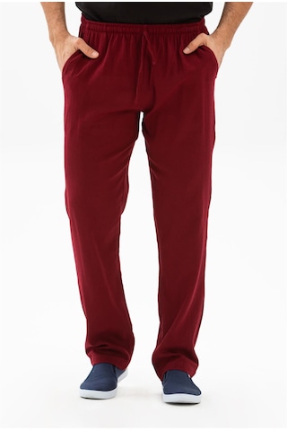 Eliş Şile Bezi Şile Bezi Cepli Erkek Pantolon Bordo Brd Bordo