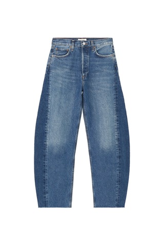Agolde Modern Kesim Barrel Paça Kot Pantolon Mavi