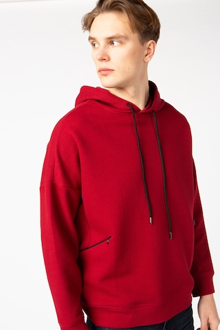 Vigoss Erkek Kapşonlu Sweatshırt 62170-00377 - Bordo