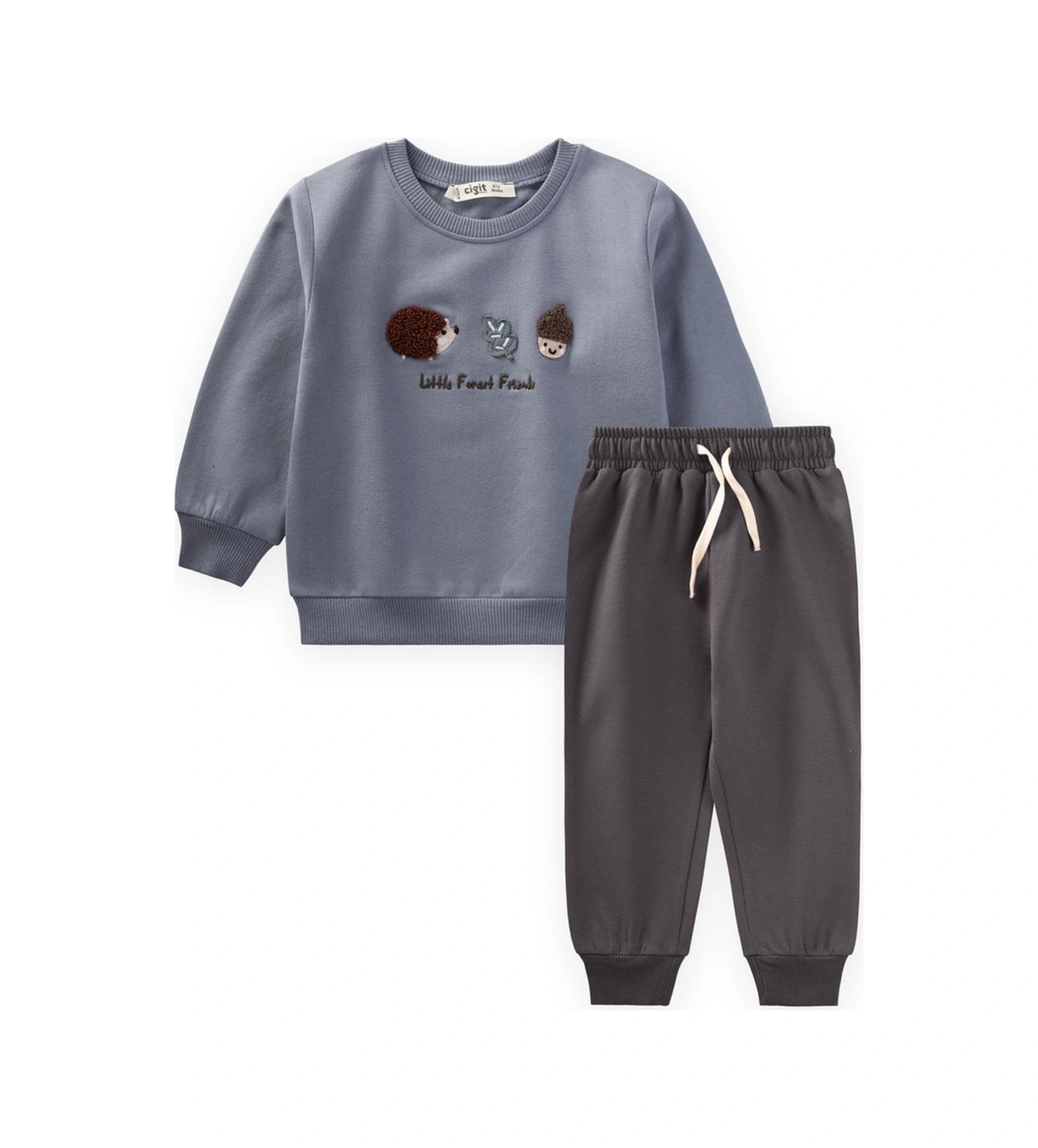 Sweatshirt Takım 1-5 Yaş Mint Yeşili Mint Yeşili