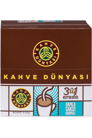 Kahve Dünyası 3ü1 Arada Damla Sakızlı Kahve 4'lü 40 x 18 G