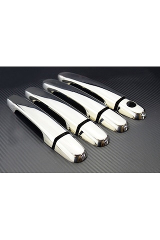 Toyota Corolla Uyumlu Krom Kapı Kolu 2007-2013 4 Kapı Paslanmaz Çelik N11.1060