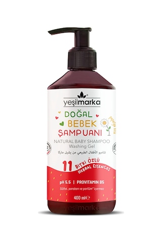 Yeşilmarka Doğal Bebek Şampuanı - Çilek Yeşilmarka Doğal Bebek Şampuanı - Çilek