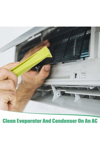 Besthome1 Ac Kondensatör Kanat Düzeltme Aleti - 6 Farklı Boyutlu Plastik Fin Tırpanı, Soğutucu Performansı Artırıcı Onarım Ara