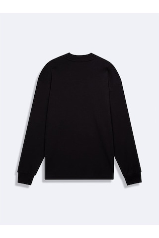 Ltb Baheze Erkek Uzun Kol İnce Sweatshirt Siyah