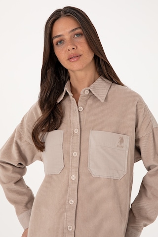 U.S. Polo Assn. Kadın Taş Uzun Kollu Tunik Gömlek 50290001-VR049
