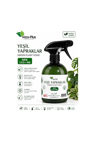Vera-plus Daha Yeşil Yapraklar İçin Özel Sprey Sıvı Bitki Besini