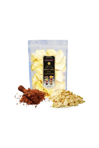 Hanzade Bitkisel Yenilebilir Saf Katı Kakao Yağı 500 G